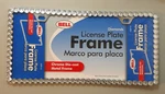 Bell License Plate Frame Diamonds No. 46291-8 Chrome Die-cast Metal New. Price: $10.00.
