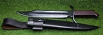 Cold Steel #88CSAB 1917 Frontier Bowie Hardwood Black Fixed Blade Knife Sheath Used. Price: $139.95.