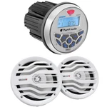 Planet Audio PGR35B Marine Stereo & Mb Quart NK2-116W 6.5" 2-WAY Coaxial Speaker New. Price: $186.70.
