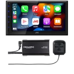 Jvc KW-M695BW / 6.8" 1DIN Radio Wireless Carplay Android Satellite Tuner New. Price: $439.99.