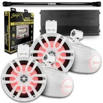 DS18 Nxl 8" White Tower Speakers + Amplifier Pu-tube For Truck Beds Kit New. Price: $2376.95.