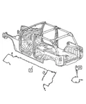 Genuine Mopar Chassis Wiring 68048005AB New. Price: $184.86.