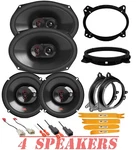 Jbl STAGE3 Front & Rear Door Speaker Replacement Kit For 2020-2023 Toyota Tacoma New. Price: $221.99.