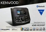 New Kenwood KMR-M300BT Marine Digital Media Receiver W/ Bluetooth, Am/fm, Usb. Price: $299.00.